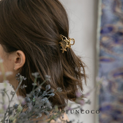 Kẹp tóc nửa sau - kẹp tóc kim loại - kẹp tóc oval