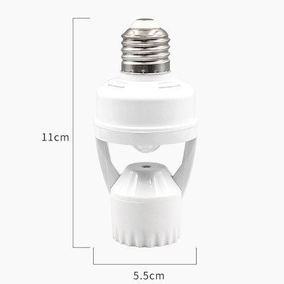 Đui Đèn Cảm Biến Chuyển Động E27, Tự Động Bật Tắt Thông Minh khi có người