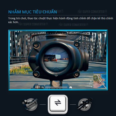 Thiết Bị Bluetooth Không Dây Kết Nối Chuột & Bàn Phím Hỗ Trợ Chơi Game Mobile IPEGA PG-9116 AZONE - Hàng Nhập Khẩu