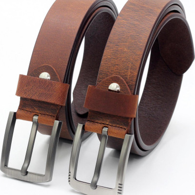 Thắt lưng nam da bò AT Leather - S4k02 - Da bò sáp