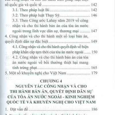 Công Nhận Và Cho Thi Hành Bản Án, Quyết Định Dân Sự Của Toà Án Nước Ngoài Trong Bối Cảnh Toàn Cầu Hoá Và Khuyến Nghị Cho Việt Nam (Sách chuyên khảo) - TS. Nguyễn Thu Thuỷ chủ biên