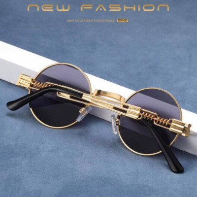 Kính xinh, Kính râm, Kính mát Mắt tròn gọng lò xo ulzzang Hàn Quốc cao cấp + tặng Tuavit Kính xinh Mini đa năng