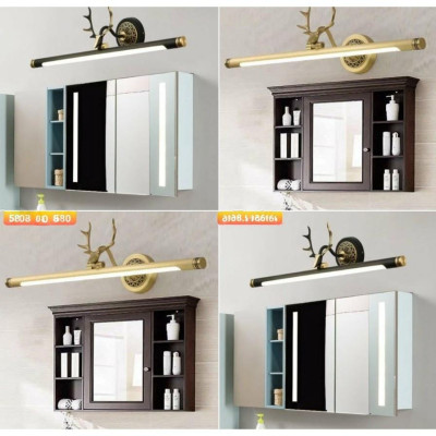 Đèn soi tranh, soi gương sừng hươu màu vàng và đen