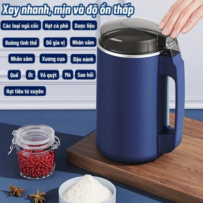 Máy Xay Ngũ Cốc Mini Đa Năng 300W – Dễ Dùng, Nghiền Nhanh, Chất Liệu Inox Cao Cấp, đèn ốp trần