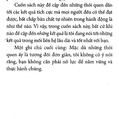 Những Thói Quen Đáng Giá Triệu Đô La