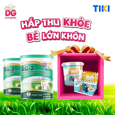 [Tặng 1 Bộ Lego] CB 2 Lon Sữa Dê Công Thức DG-2 800g (HSD: 07/2026)