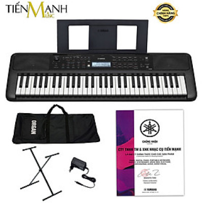 Bộ Đàn Organ Yamaha PSR-E383 - Đàn, Chân, Bao, Nguồn Keyboard PSR E383 Hàng Chính Hãng