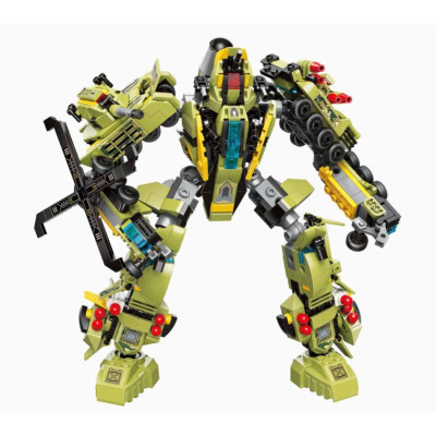 Đồ chơi - QMAN - 41108 Bộ đồ chơi xếp hình mô hình siêu nhân chiến đấu hợp thể - lẻ ngẫu nhiên