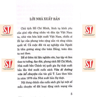 Sách - Vừa Đi Đường Vừa Kể Chuyện - NXB Chính Trị Quốc Gia