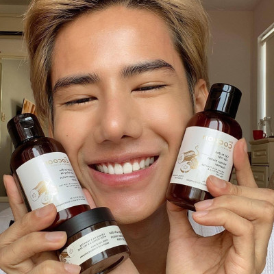 Combo Gel bí đao rửa mặt Cocoon 140ml + Serum Sa-Chi phục hồi tóc Cocoon 70ml