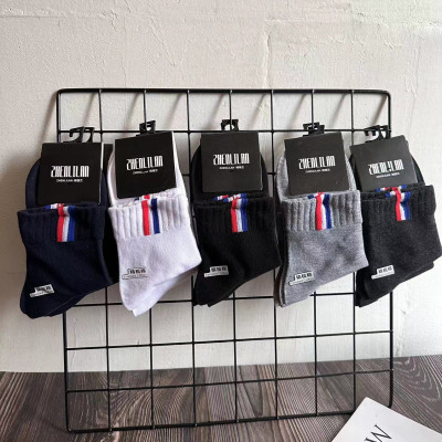 5 đôi tất nam cổ trung sọc cờ thời thượng