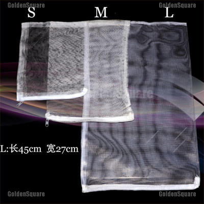 Túi Lưới Lọc đựng vật liệu lọc đá sỏi than san hô Cho Bể Cá hồ kính size lớn nhỏ trung bình S M L có khóa kéo - miếng lót chuột