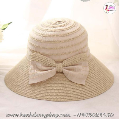 Nón đi biển vành rộng chống nắng, phối 2 màu thời trang phong cách xuân hè Châu Âu - Hạnh Dương