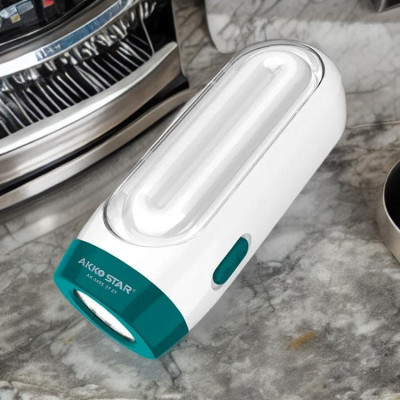 ĐÈN PIN LED SẠC TÍCH ĐIỆN 3W 03692 AKKO STAR  - HÀNG CHÍNH HÃNG