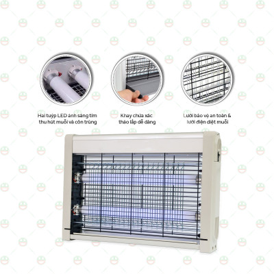[Loại Tốt] Đèn Bắt Ruồi Muỗi Diệt Côn Trùng KhoNCC Hàng Chính Hãng Hiệu Quả Cao - KLM-DBMKP
