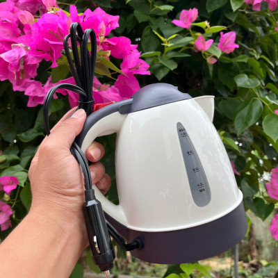 ẮM Đun Nước Sôi Cho Ô Tô 12V/24V Siêu Nhanh – Pha Mì, Pha Trà, Cà Phê Rất Dễ Dàng Khi Đi Đường VÒI PHUN NƯỚC