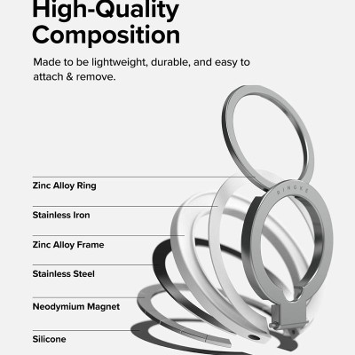 Vòng hít từ tính RINGKE Smart Ring Magnetic - Hàng Chính Hãng