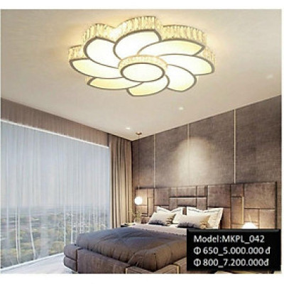 MKPL_041-043 - Đèn mâm áp trần phale chuẩn K9 , đèn phòng khách, đèn tô điểm trần hiện đại DT