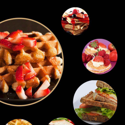 Kẹp nướng sandwich 3 in 1 Tiross TS9655 (900W) - Hàng chính hãng