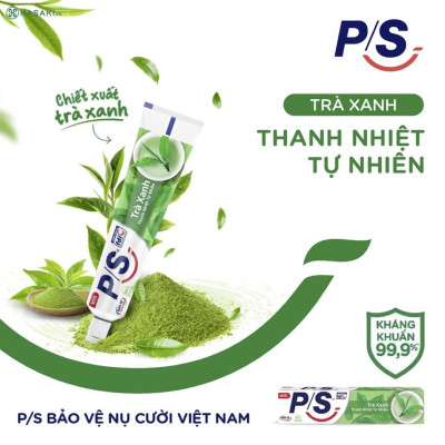 Combo 2 Kem Đánh Răng P/S Nature Essential Green Tea Trà Xanh 230g