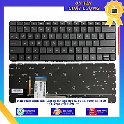 Bàn Phím dùng cho Laptop HP Spectre x360 13-4000 13-4100 13-4200 CÓ ĐÈN - Hàng Nhập Khẩu New Seal