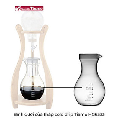 Bình thủy tinh dưới của tháp cold drip Tiamo HG6333
