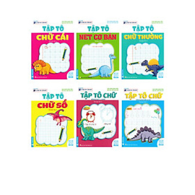 Combo Luyện Tay Cầm Bút (Bộ 6 Cuốn) (ABB)