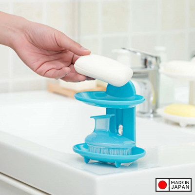 Khay Xà Bông Nhựa Sanada B755W Nhật Bản