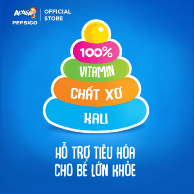 Thùng 10 Gói Trái cây nghiền vị táo, lê, chuối, đào, cam Agusha 90g/gói dành cho bé từ 6 tháng trở lên