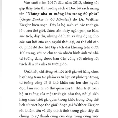 Những Nhà Tư Tưởng Lớn - Buddha Đức Phật Trong 60 Phút - Vanlangbooks