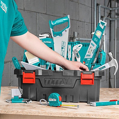 Thùng đựng đồ nghề khóa khóa nhựa 14", 17", 20" Total TPBX0142, TPBX0172, TPBX0202