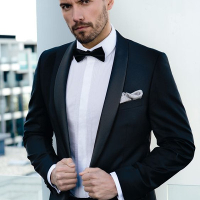 Nơ Đeo Cổ Nam Chú Rể, Nơ Nam Đẹp, Nơ MC Ca Sỹ - Full box, Màu đỏ mận