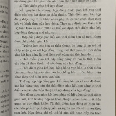 Pháp luật về hợp đồng trong thương mại và đầu tư