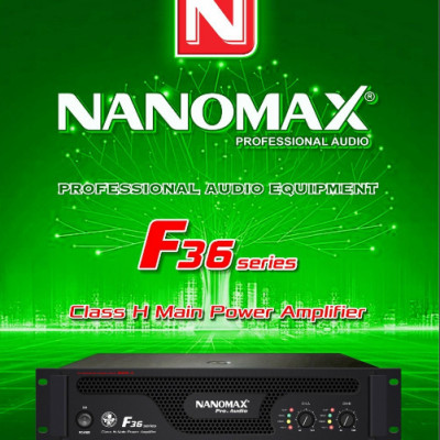 Main Cục Đẩy 36 Sò Nanomax F-36 Công Suất 3200w Hàng Chính Hãng