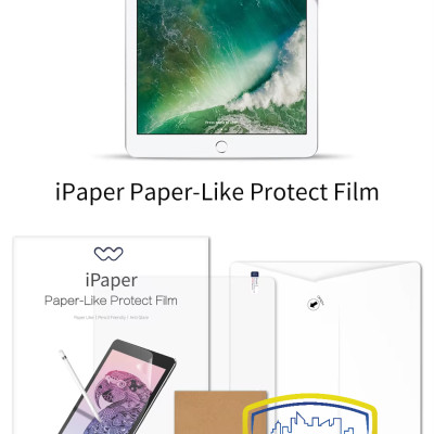 Dán màn hình Paperlike cho iPad Mini 6, Mini 5, Mini 4 hiệu WIWU nhám chống xước, chống bám vân tay, cảm giác viết vẽ như trên giấy cao cấp - Hàng chính hãng