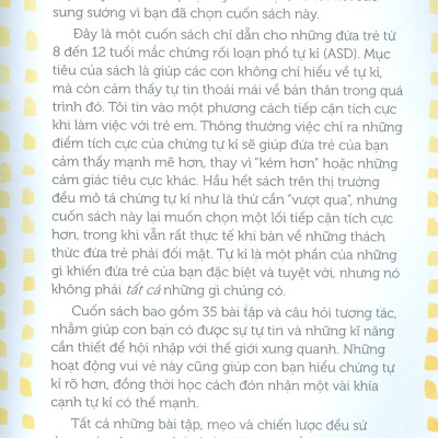 35 Điều Cần Biết Về Tự Kỉ - Khác Biệt Cũng Là Điều Bình Thường: Chứng Tự Kỉ Và tôi (Sách dành cho người chăm sóc và trẻ tự kỉ từ 8 - 14 tuổi)