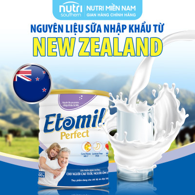 [COMBO 2 HỘP] Sữa Cho Người Lớn Tuổi, Người Ốm Bệnh Etomil Perfect 900G - Dinh Dưỡng Vàng Cho Người Cao Tuổi, Hương Vị Dễ Uống
