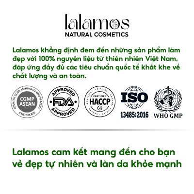 Combo bảo vệ da trắng sáng Lalamos Nước tẩy trang 280ml + Kem chống nắng nhụy Kim Ngân Hoa tone up unisex 50ml