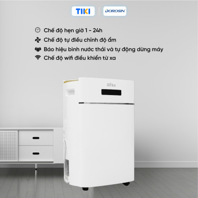 Máy hút ẩm gia dụng chính hãng Dorosin Airko 630E (80m2)/Công suất hút ẩm 30 lít /ngày/ Cảm ứng điện tử thông minh
