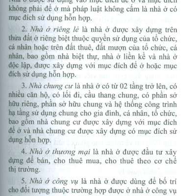 Luật Nhà Ở (Có hiệu lực thi hành từ ngày 1/8/2024)
