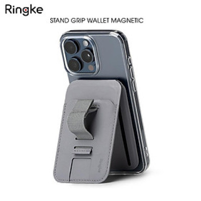 Ví kiêm giá đỡ Ringke Stand Grip Wallet Magnetic - Hàng Chính Hãng