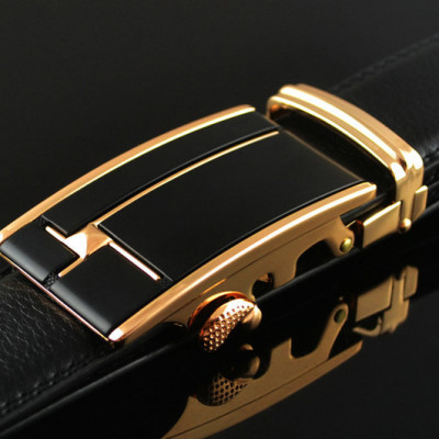 Thắt lưng nam cao cấp AT Leather P110 - Đen