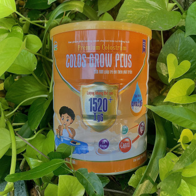Sữa Non Colos GrowPlus Dành Cho Trẻ Biếng Ăn, Thấp Còi, Tiêu Hóa Kém và Phát Triển Chiều Cao - Lon 400g/ 800g