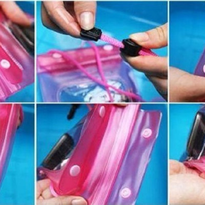 Bộ 2 Túi đựng điện thoại chụp hình dưới nước đi mưa chống nước cao cấp kèm dây đeo