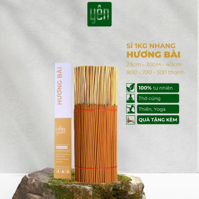 Nhang Hương Bài Sạch 1kg Giá Sỉ Loại 23-30-40cm 800-700-500 Thanh Yên 100 % Tự Nhiên Thờ Cúng