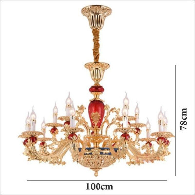 Đèn chùm loại 15 tay hiện đại, quý phái trang trí nội thất sang trọng, cao cấp - kèm bóng LED chuyên dụng.