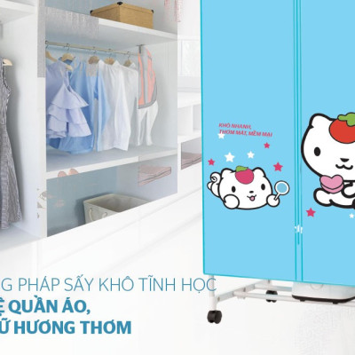 Tủ sấy quần áo Sunhouse SHD2702 - Hàng Chính Hãng