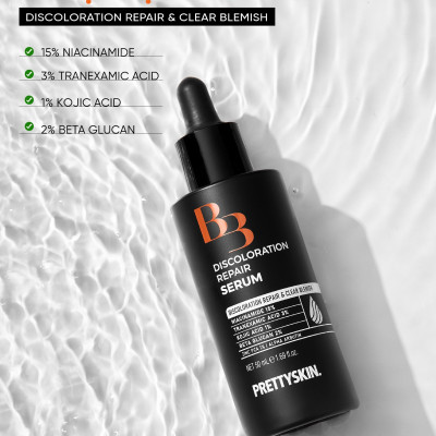 Serum xóa mờ thâm nám, ngừa lão hóa, cấp ẩm và mềm da Pretty Skin B3 Discoloration Repair 50ml