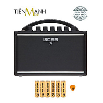Amply Boss Katana Mini Ampli Loa Đàn Guitar Điện Combo KTN-Mini Amplifier Electric Compact Hàng Chính Hãng - Kèm Móng Gẩy DreamMaker