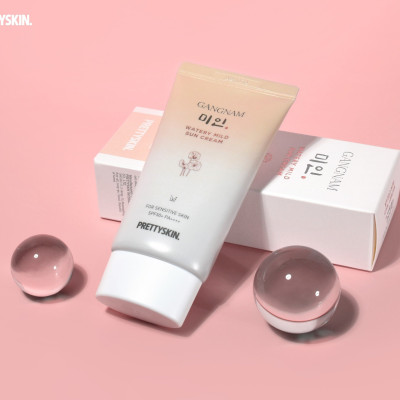 Kem chống nắng cấp nước dành cho da khô Pretty Skin Gangnnam Min Watery Mild Sun Cream
